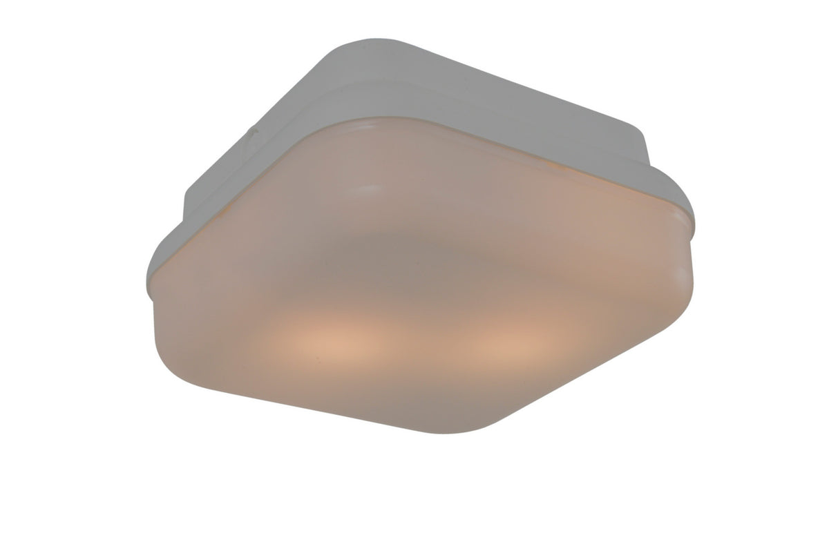 Craftmade - ZA6407-TW - Two Light Outdoor Flushmount - Resilience Lanterns - Textured White