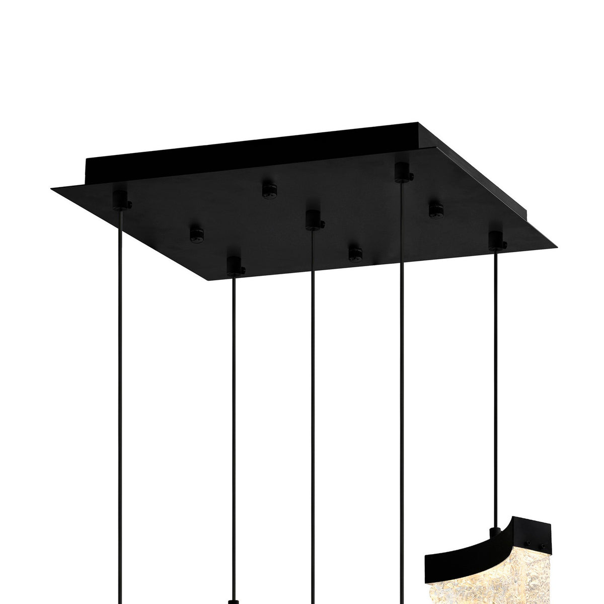CWI Lighting - 1587P12-5-101 - LED Mini Pendant - Lava - Black