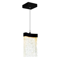 CWI Lighting - 1587P6-1-101 - LED Mini Pendant - Lava - Black