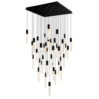 CWI Lighting - 1589P36-41-101 - LED Chandelier - Greta - Black