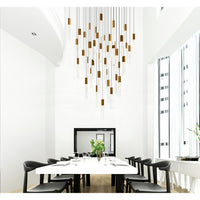 CWI Lighting - 1589P36-41-624 - LED Chandelier - Greta - Brass