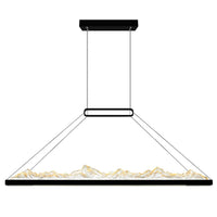CWI Lighting - 1601P48-101 - LED Chandelier - Himalayas - Black