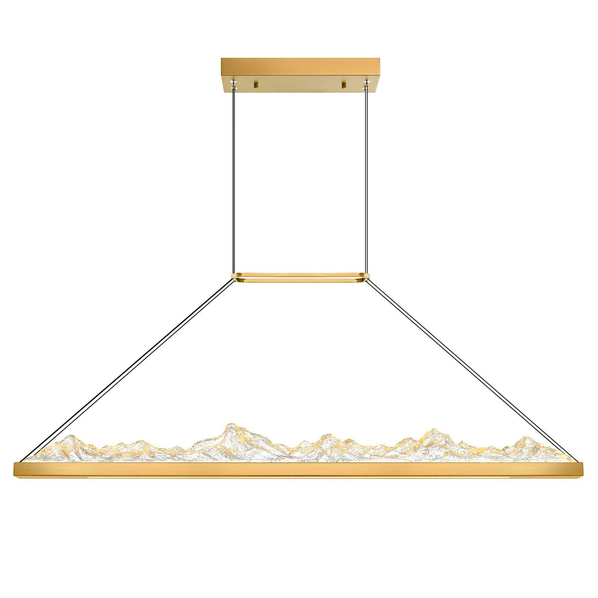CWI Lighting - 1601P48-624 - LED Chandelier - Himalayas - Brass