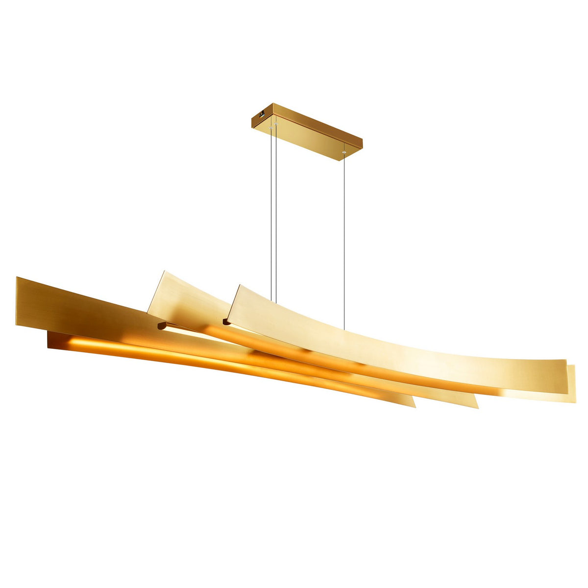 CWI Lighting - 1698P72-624 - LED Chandelier - Candora - Brass