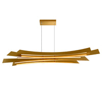CWI Lighting - 1698P72-624 - LED Chandelier - Candora - Brass