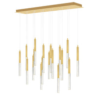 CWI Lighting - 1703P48-18-602-RC - LED Chandelier - Dragonswatch - Satin Gold