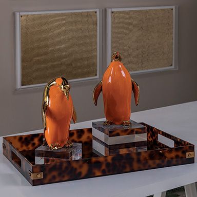 Port 68 Penguin Orange Objects (set/2)
