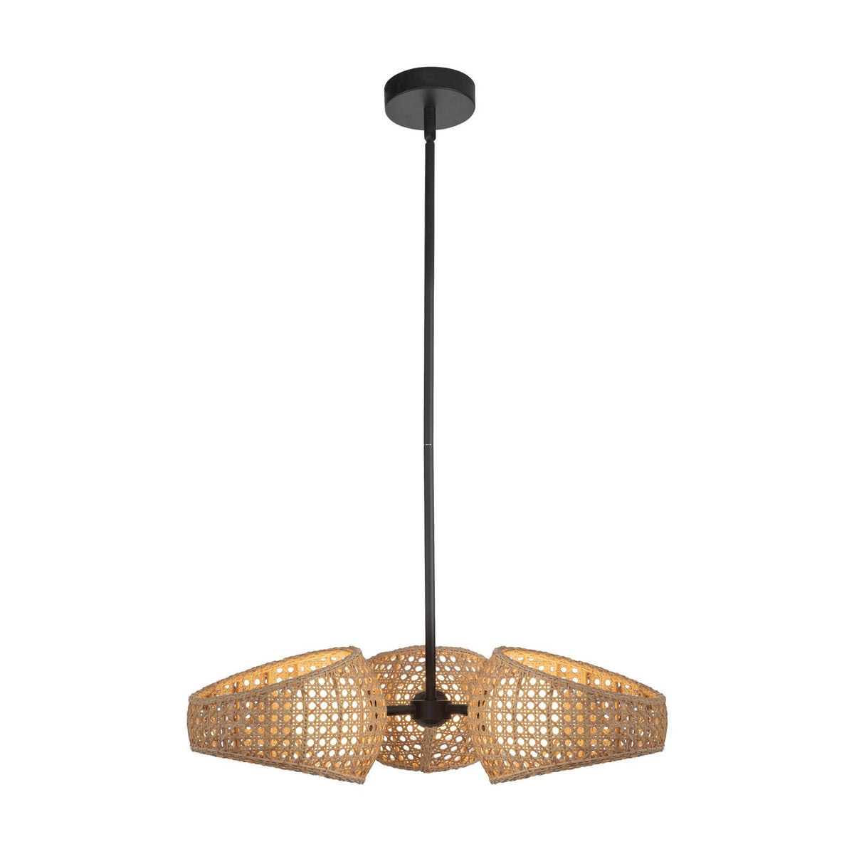 Kuzco Lighting - CH20625-BK/OP - LED Chandelier - Lanai - Black/Opal Glass