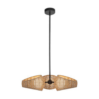 Kuzco Lighting - CH20625-BK/OP - LED Chandelier - Lanai - Black/Opal Glass