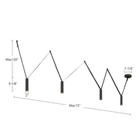 Kuzco Lighting - LP90404-UB - LED Linear Pendant - Mason - Urban Bronze