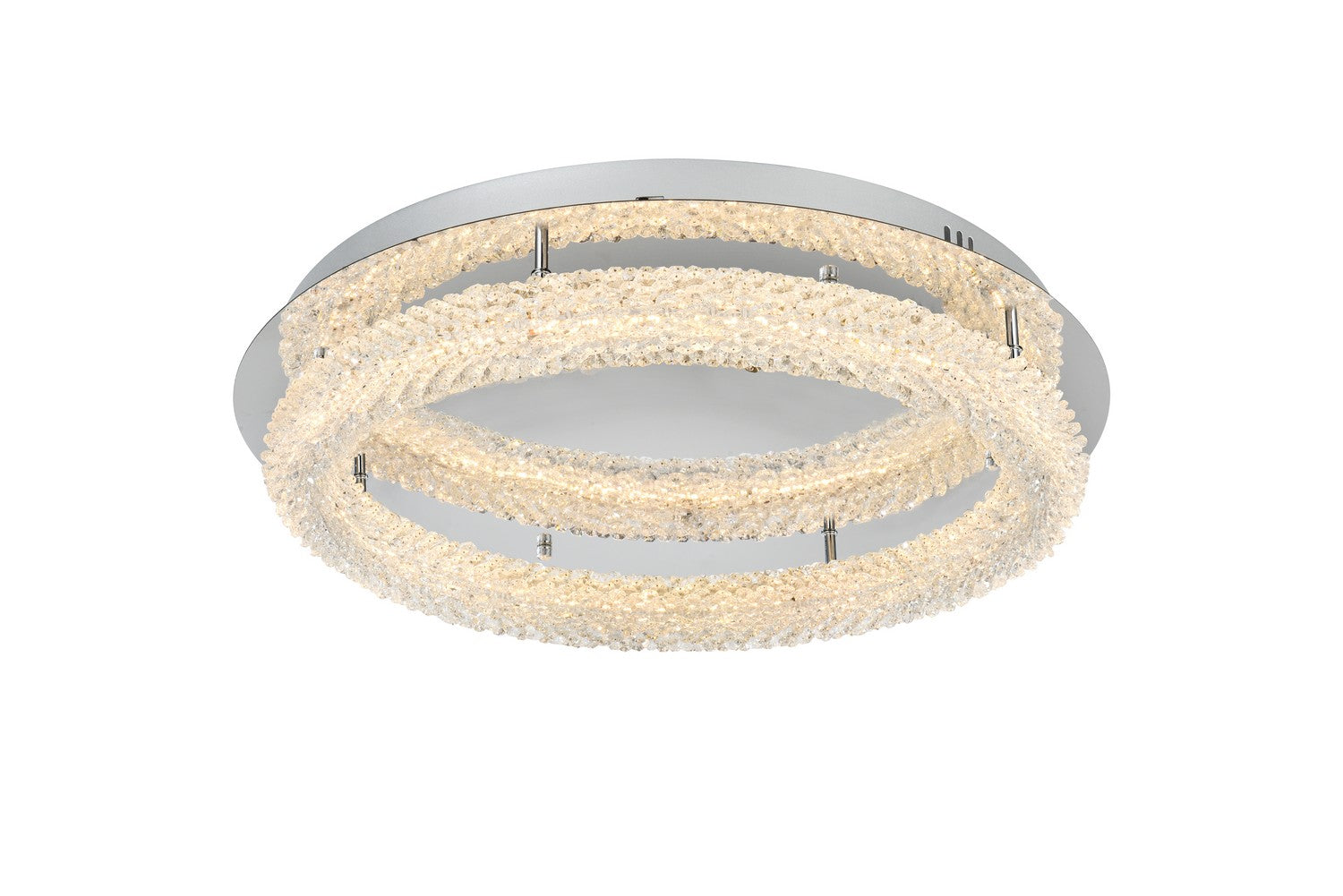 Elegant Lighting - 3800F26C - LED Flush Mount - Bowen - Chrome – Design ...