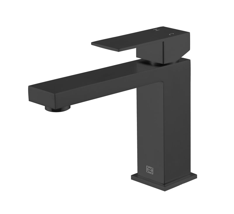 Elegant Lighting - FAV-1001MBK - Single Handle Bathroom Faucet - Jakob - Matte Black