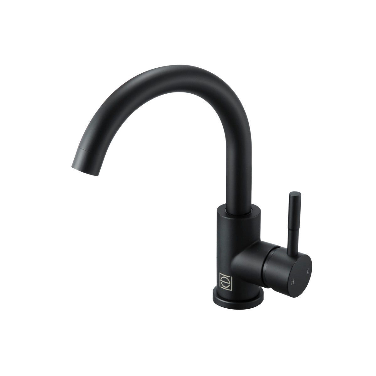Elegant Lighting - FAV-1003MBK - Single Handle Bathroom Faucet - Louis - Matte Black