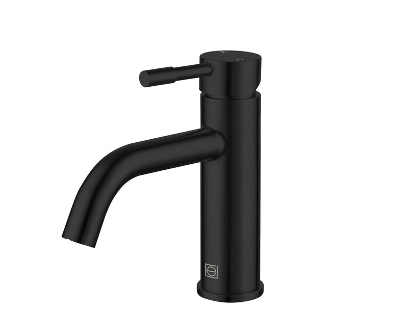 Elegant Lighting - FAV-1006MBK - Single Handle Bathroom Faucet - Victor - Matte Black