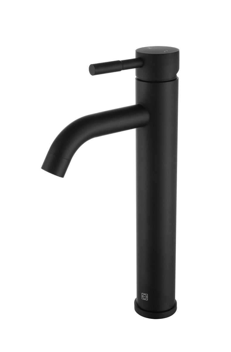 Elegant Lighting - FAV-1007MBK - Single Handle Bathroom Faucet - Victor - Matte Black