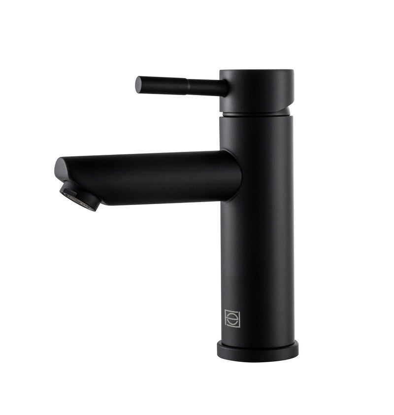 Elegant Lighting - FAV-1008MBK - Single Handle Bathroom Faucet - Mia - Matte Black