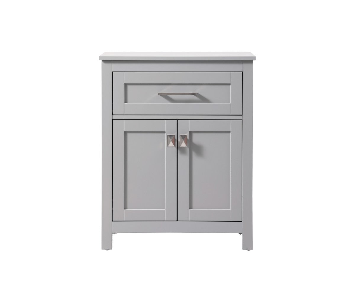 Elegant Lighting - SC012430GR - Bathroom Storage Freestanding Cabinet - Adian - Grey