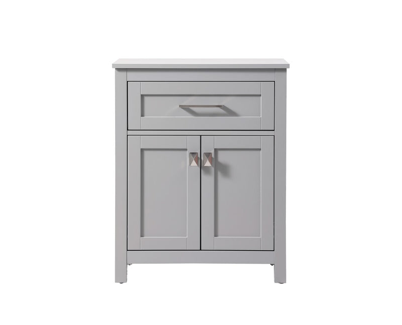 Elegant Lighting - SC012430GR - Bathroom Storage Freestanding Cabinet - Adian - Grey