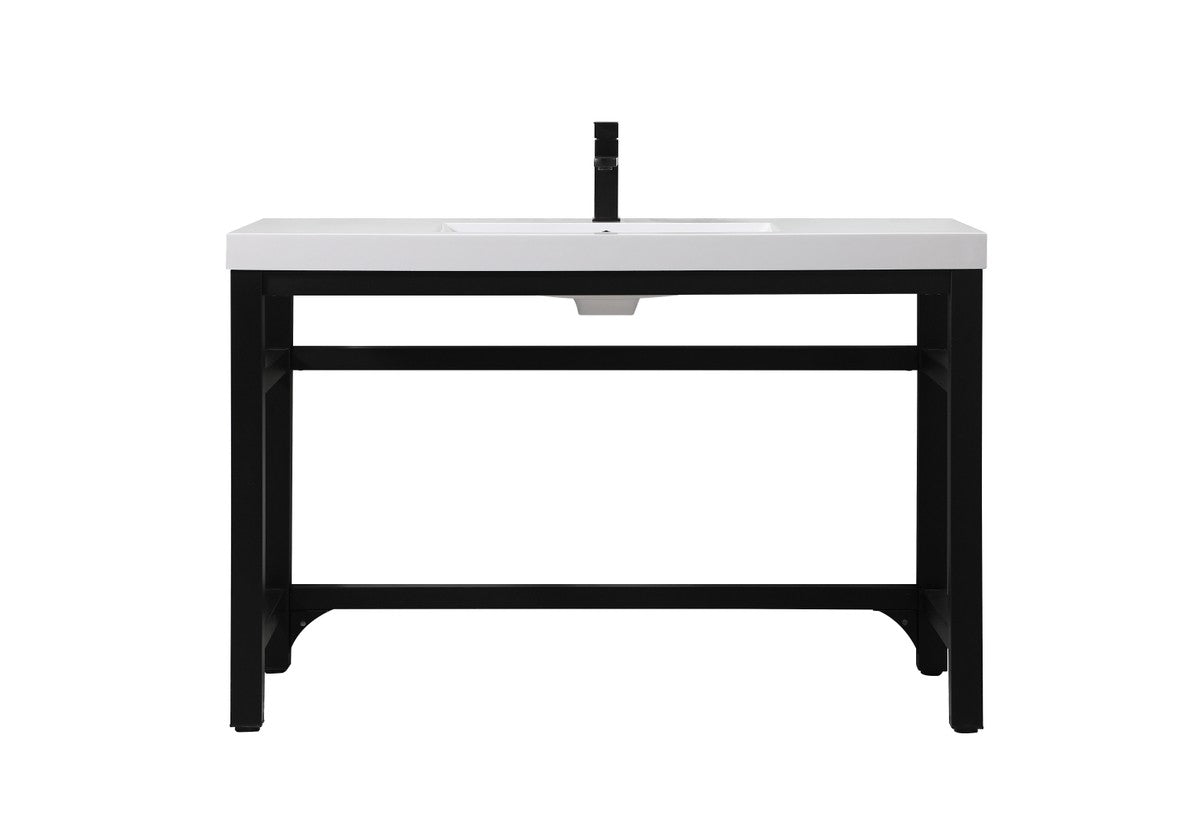 Elegant Lighting - VF14548BK - Bathroom Vanity - Raya - Black – Design ...