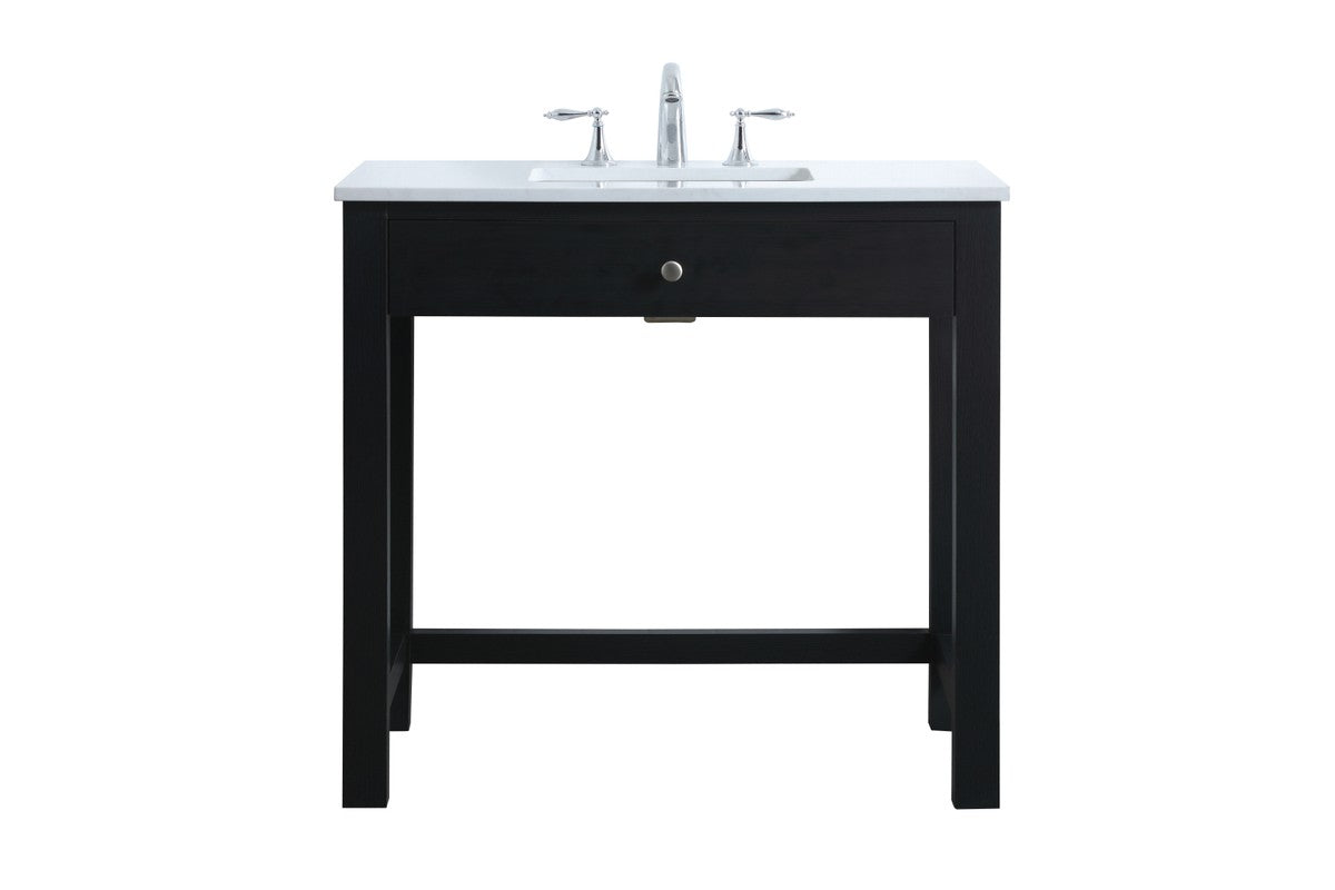 Elegant Lighting - VF14836MBK - Bathroom Vanity - Hudson - Black