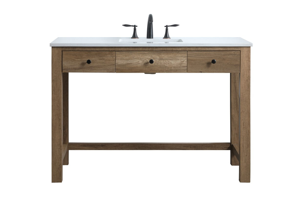 Elegant Lighting - VF14848NT - Bathroom Vanity - Hudson - Natural Oak ...