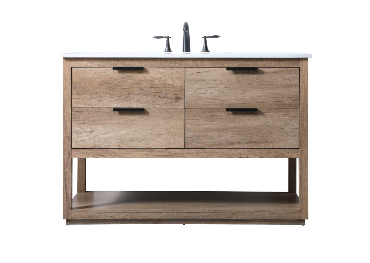 Elegant Lighting - VF19248NT - SIngle Bathroom Vanity - Larkin ...