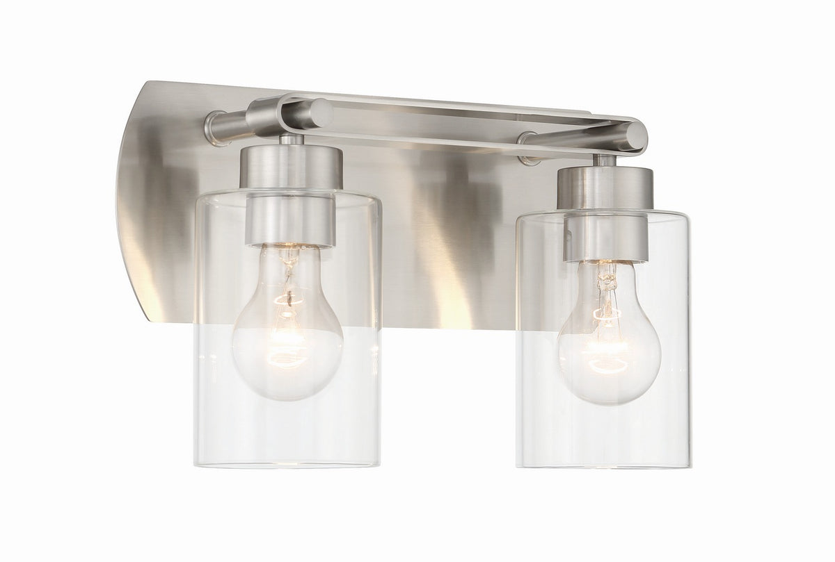 Craftmade - 17614BNK2 - Two Light Vanity - Hendrix - Brushed Polished Nickel