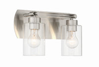 Craftmade - 17614BNK2 - Two Light Vanity - Hendrix - Brushed Polished Nickel
