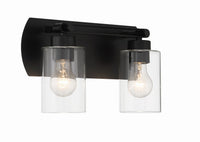 Craftmade - 17614FB2 - Two Light Vanity - Hendrix - Flat Black