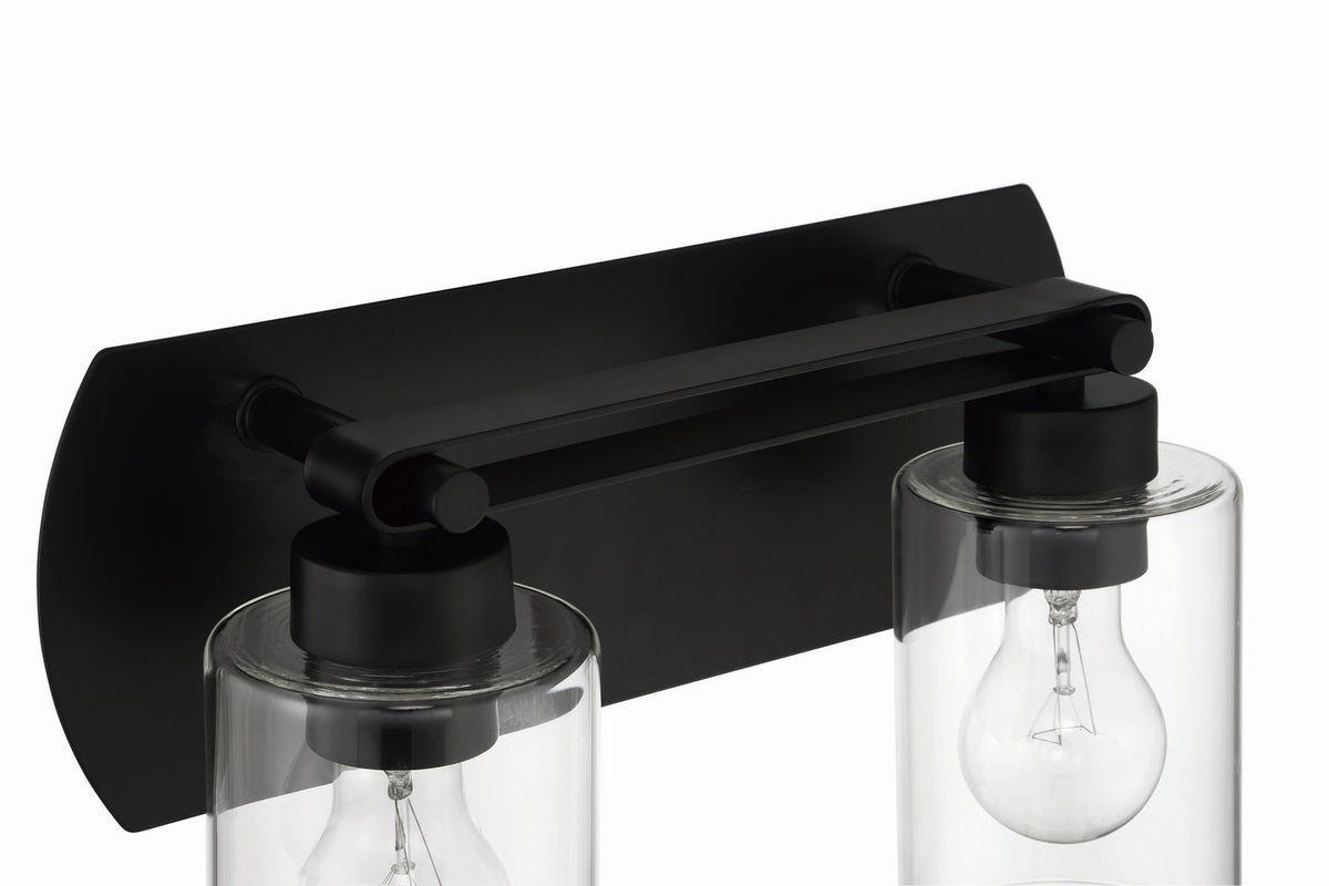 Craftmade - 17614FB2 - Two Light Vanity - Hendrix - Flat Black