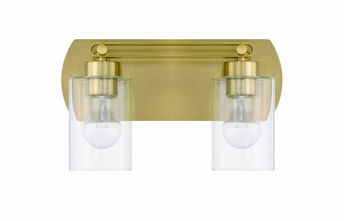 Craftmade - 17614SB2 - Two Light Vanity - Hendrix - Satin Brass