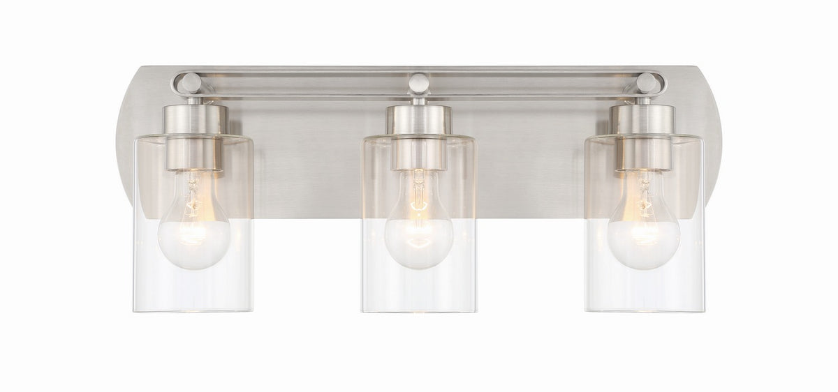 Craftmade - 17621BNK3 - Three Light Vanity - Hendrix - Brushed Polished Nickel