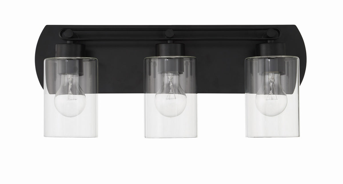 Craftmade - 17621FB3 - Three Light Vanity - Hendrix - Flat Black