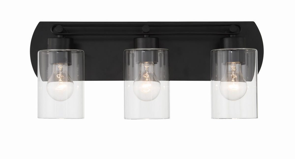 Craftmade - 17621FB3 - Three Light Vanity - Hendrix - Flat Black