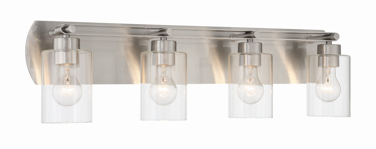 Craftmade - 17631BNK4 - Four Light Vanity - Hendrix - Brushed Polished Nickel