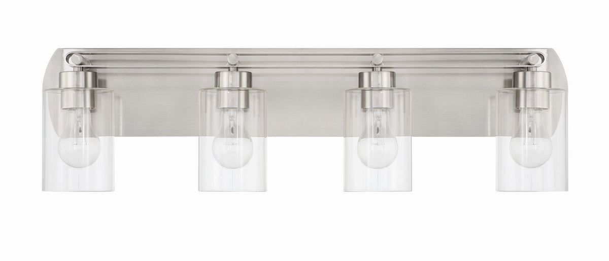 Craftmade - 17631BNK4 - Four Light Vanity - Hendrix - Brushed Polished Nickel