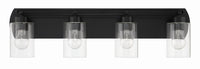 Craftmade - 17631FB4 - Four Light Vanity - Hendrix - Flat Black