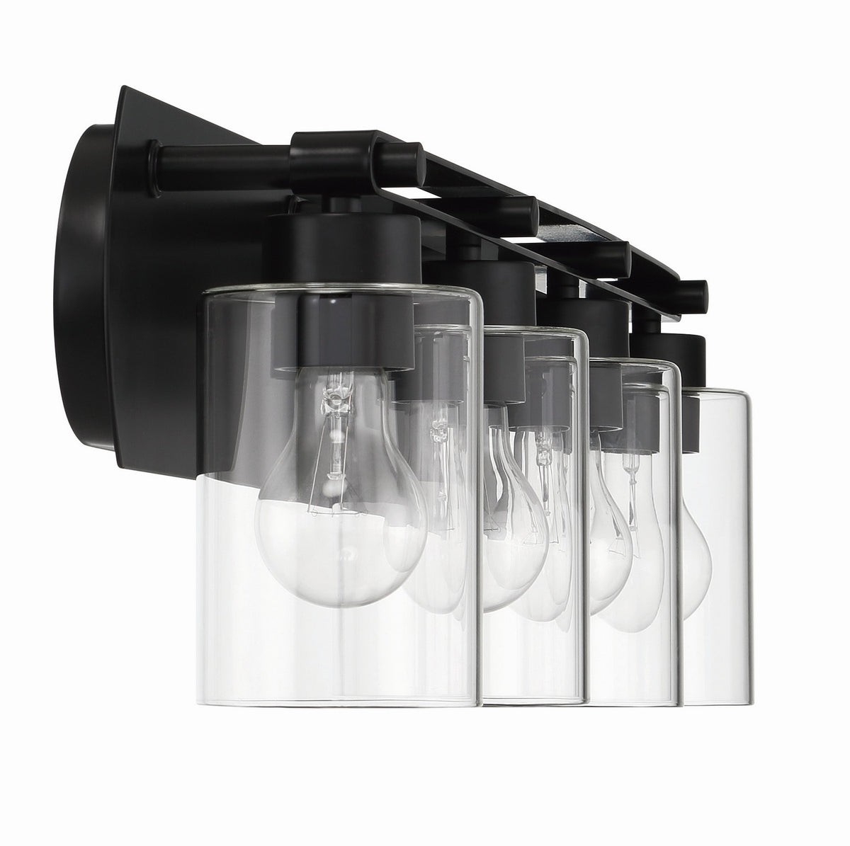 Craftmade - 17631FB4 - Four Light Vanity - Hendrix - Flat Black