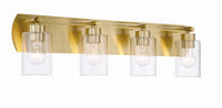 Craftmade - 17631SB4 - Four Light Vanity - Hendrix - Satin Brass