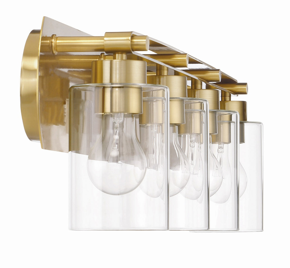 Craftmade - 17631SB4 - Four Light Vanity - Hendrix - Satin Brass