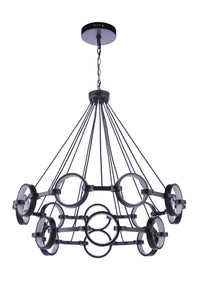 Craftmade - 59315-FB-LED - LED Chandelier - Context - Flat Black