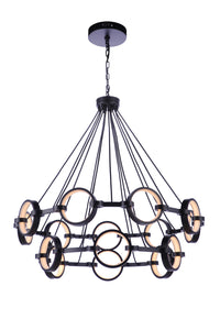 Craftmade - 59315-FB-LED - LED Chandelier - Context - Flat Black