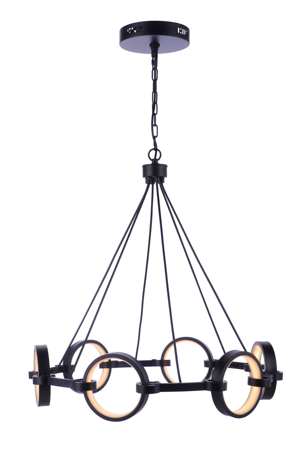 Craftmade - 59326-FB-LED - LED Chandelier - Context - Flat Black