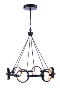 Craftmade - 59326-FB-LED - LED Chandelier - Context - Flat Black