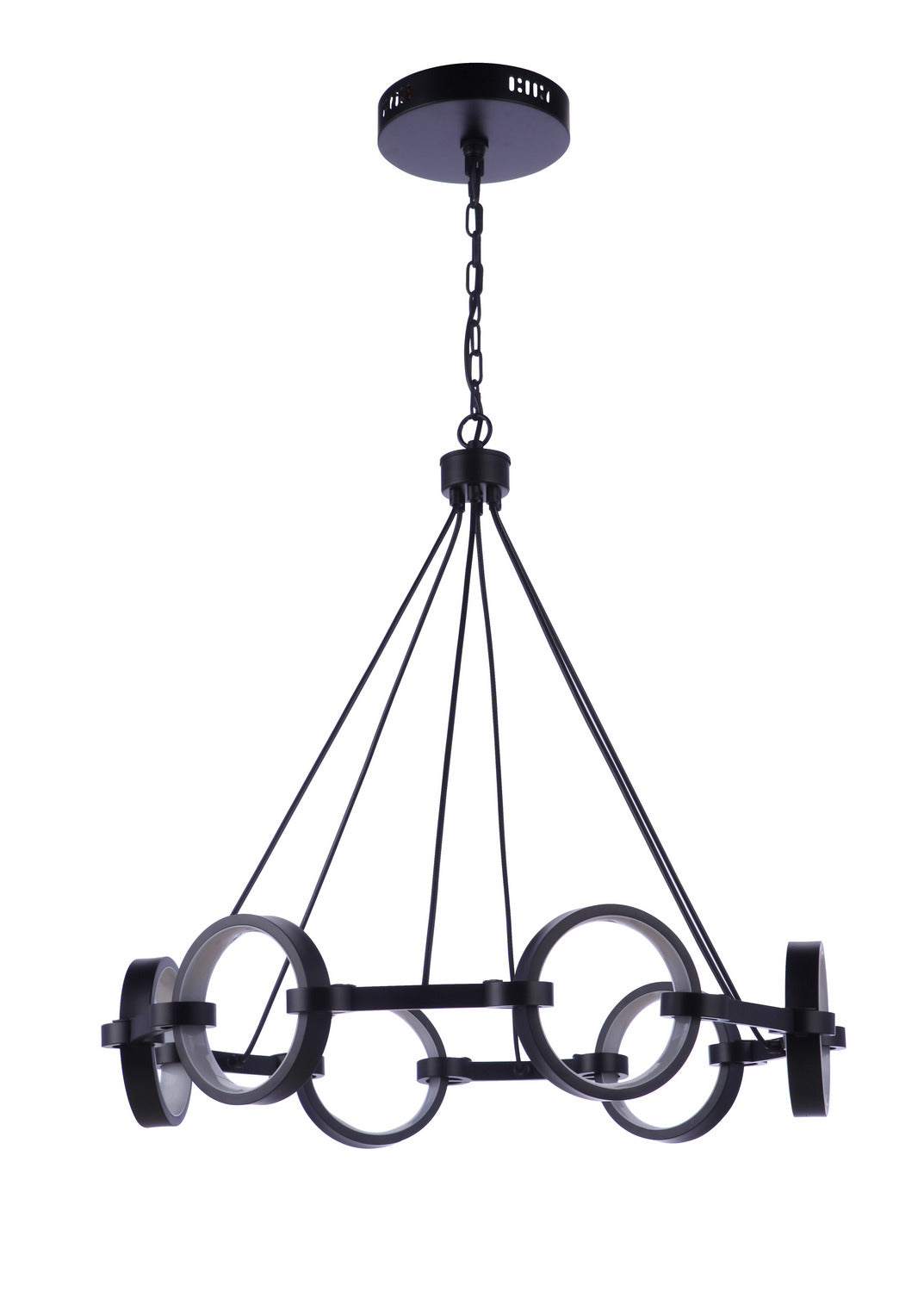 Craftmade - 59326-FB-LED - LED Chandelier - Context - Flat Black