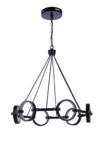 Craftmade - 59326-FB-LED - LED Chandelier - Context - Flat Black