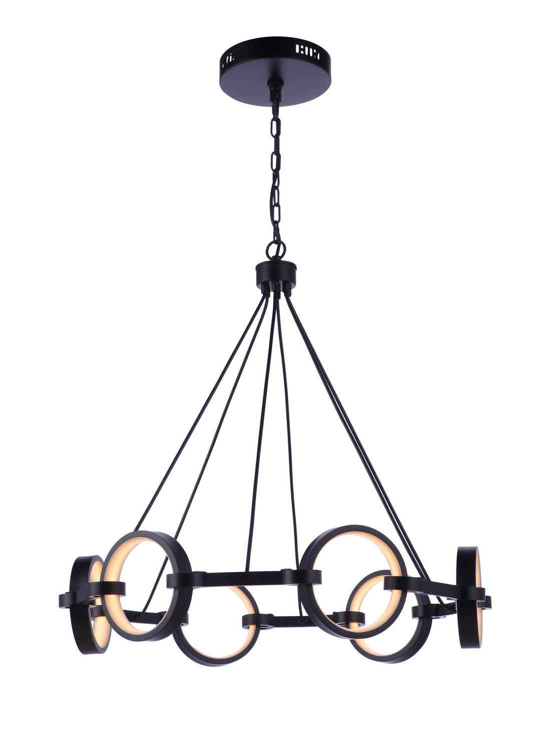 Craftmade - 59326-FB-LED - LED Chandelier - Context - Flat Black