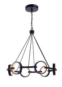 Craftmade - 59326-FB-LED - LED Chandelier - Context - Flat Black