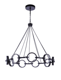 Craftmade - 59329-FB-LED - LED Chandelier - Context - Flat Black