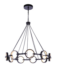 Craftmade - 59329-FB-LED - LED Chandelier - Context - Flat Black